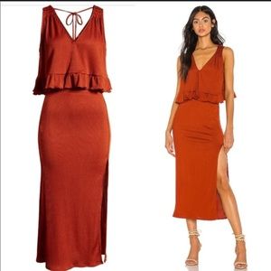 Free People No Excuses Crop Top &  Midi Skirt